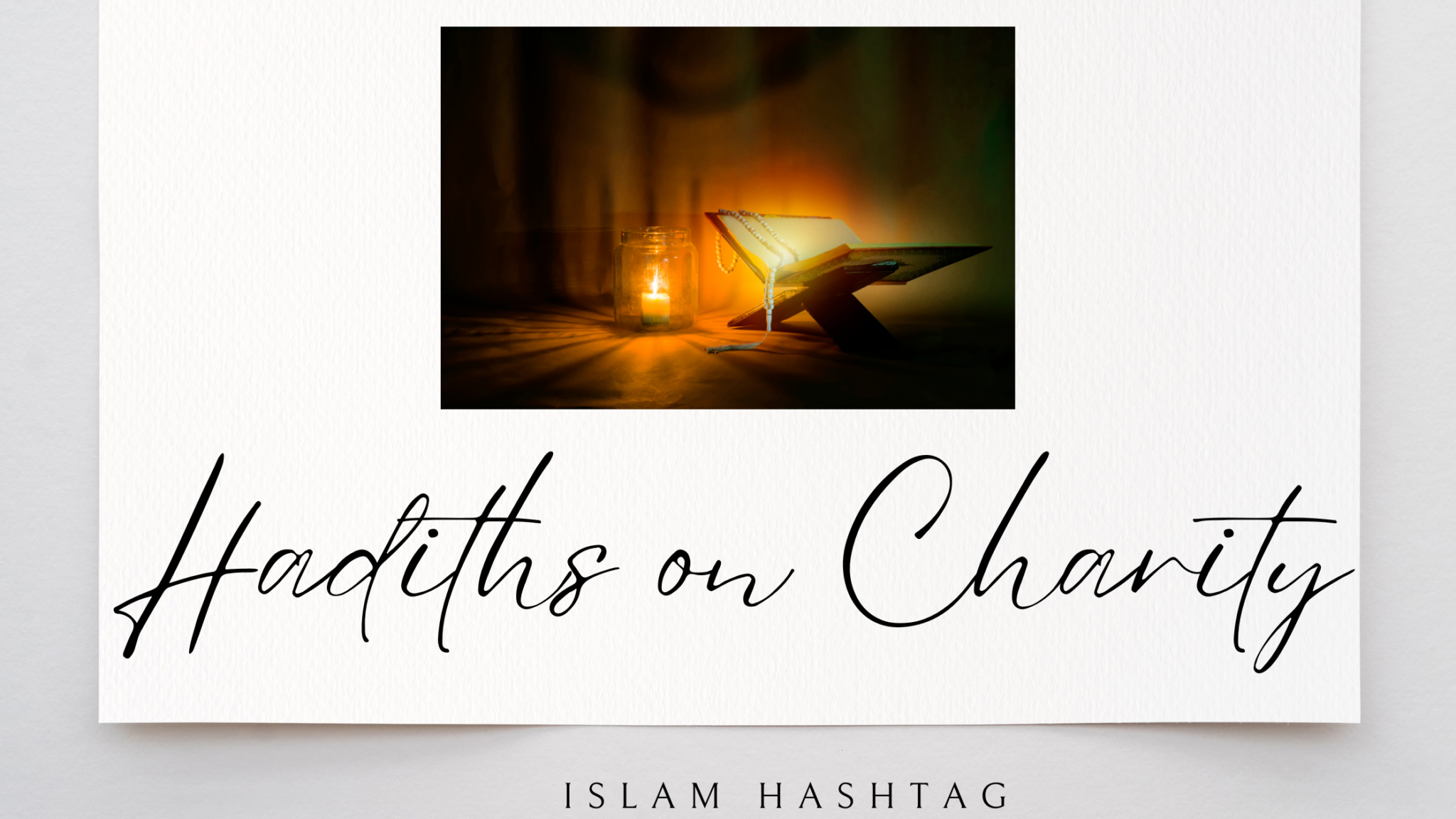 hadiths on charity 1