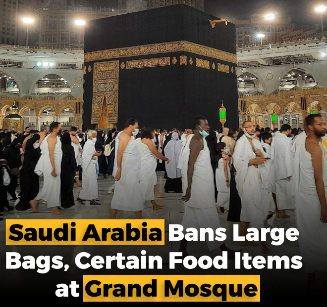 Large Bags banned In Masjid al-Haram.