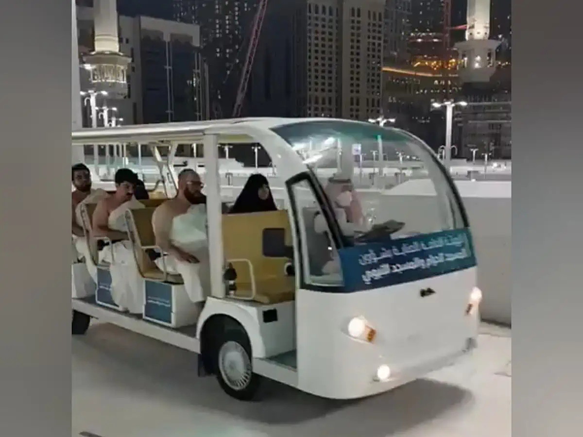 Tawaf on golf carts at Makkah’s Grand Mosque