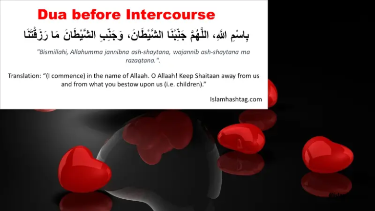 Dua before Intercourse for pious Children