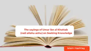 Islamic Articles 70 The sayings of Umar ibn al Khattab (radi allahu anhu)on Seeking Knowledge
