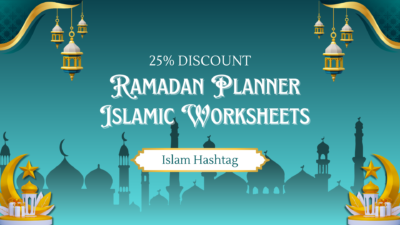 Ramadan Sale coupon: Ramadan Planner and Islamic Worksheets