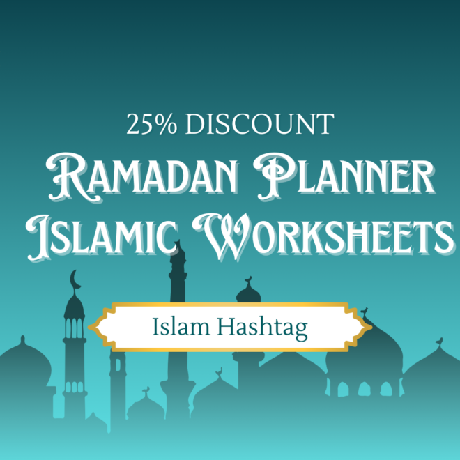 Ramadan Sale coupon: Ramadan Planner and Islamic Worksheets