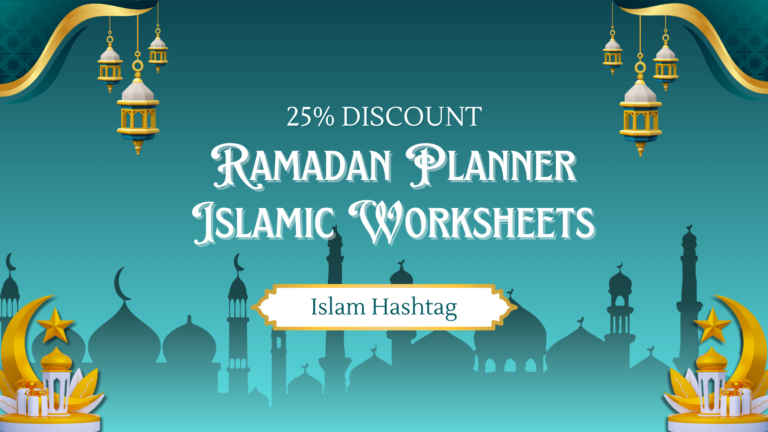 Ramadan Sale coupon: Ramadan Planner and Islamic Worksheets