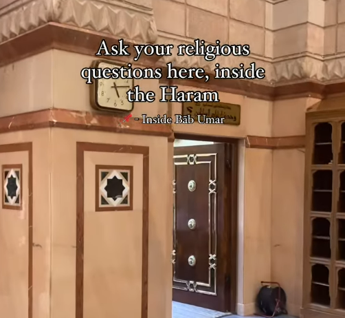 Ask Your Religious Questions Inside Bab Umar of Al Masjid An-Nabawi – A New Initiative for Pilgrims