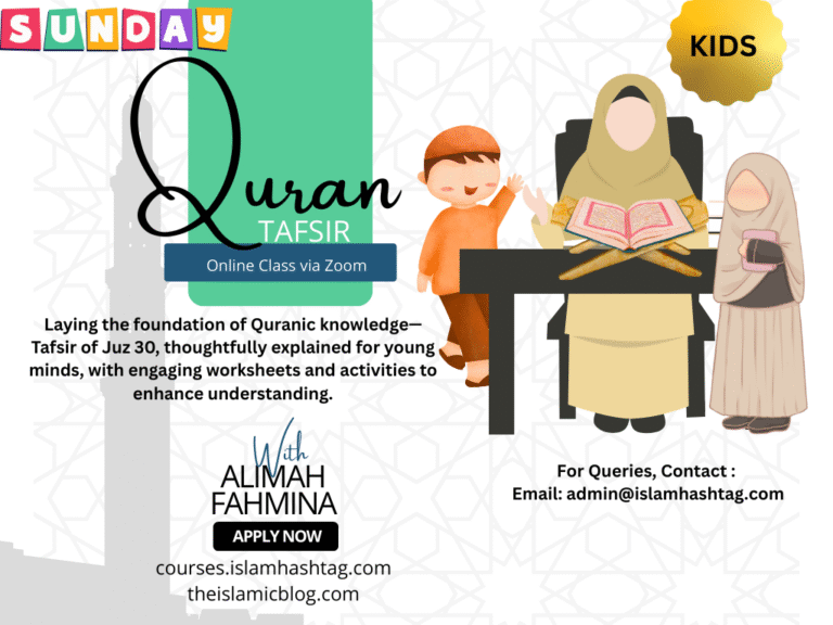 Qur’an Juz 30 Tafsir Class for Kids – Enrollment Now Open 2 Qur’an Juz 30 Tafsir Class for Kids