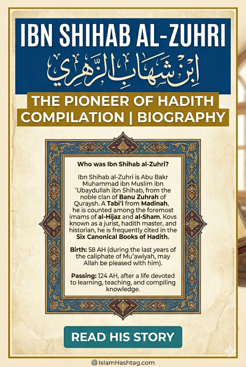 Who was Ibn Shihab al-Zuhri 58124 AH