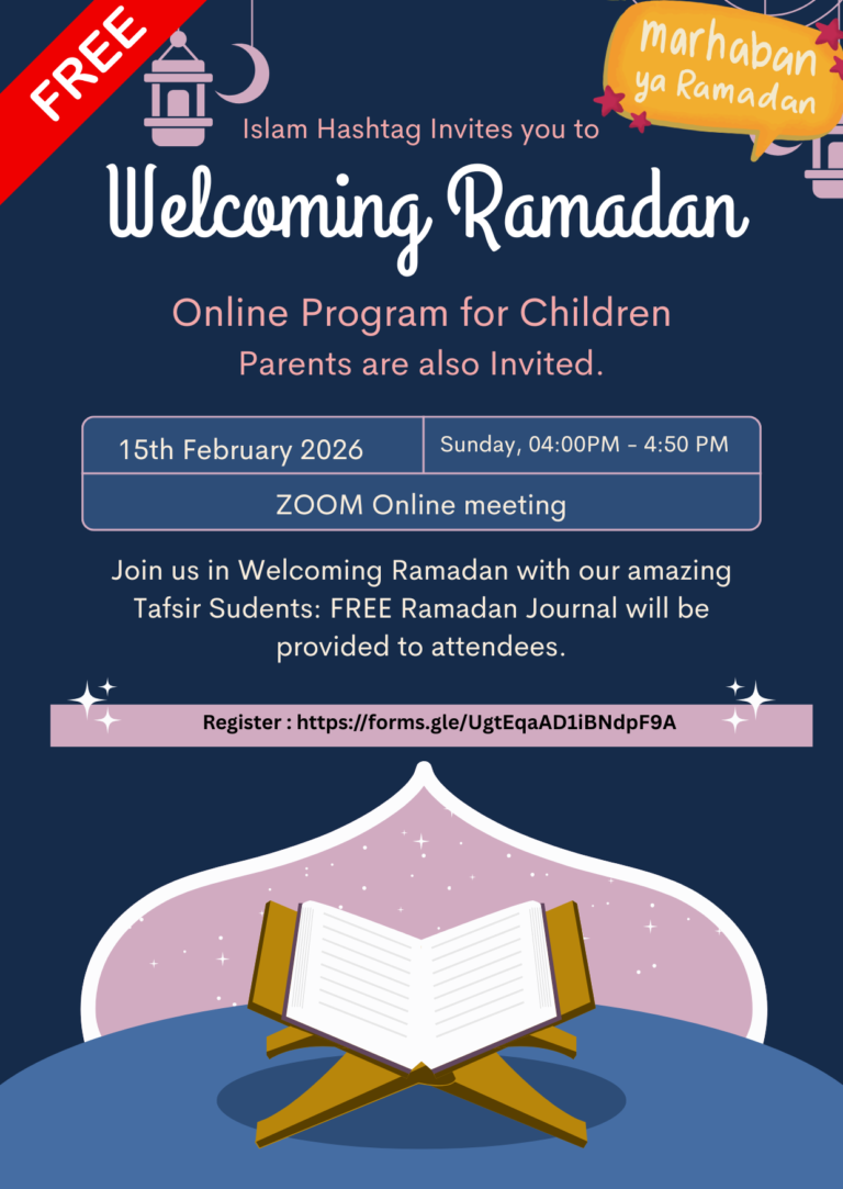 Welcoming Ramadan for Kids 2026 webinar with FREE Ramadan Journal.