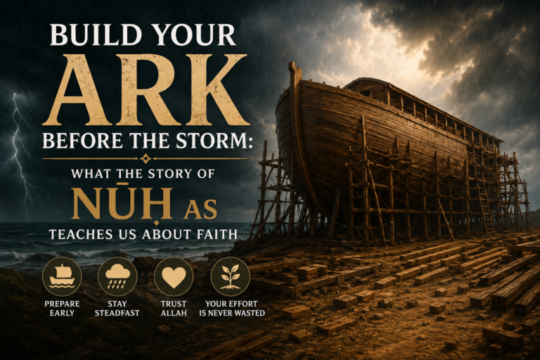 Build Your Ark Before the Storm: What the Story of Nūḥ Teaches Us About Faith