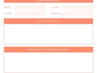 5 pillars of islam worksheet 1