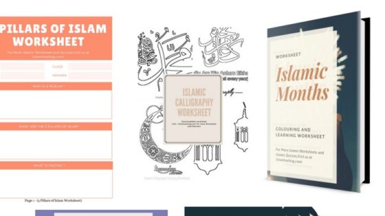 Ramadan Bundle Worksheet and Planner for Kids
