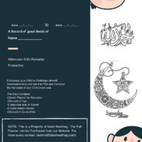 Printable Ramadan Planner for Kids