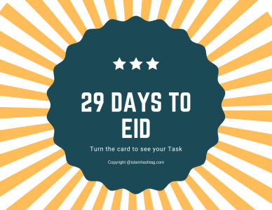 30 days to eid 1