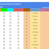 Juzz Amma Memorization Tracker-FREE