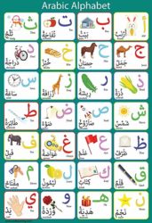 Arabic Alphabet Poster [Laminated] - Islam Hashtag